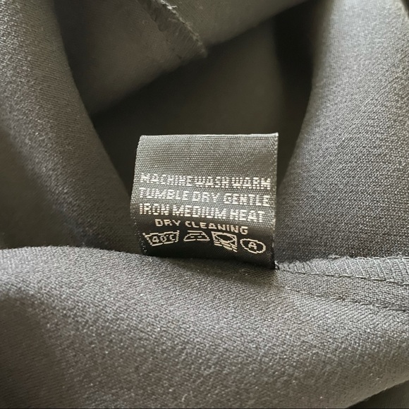 Matthildur Handmade High Rise Black Wide Leg Pants Medium - Picture 15 of 16